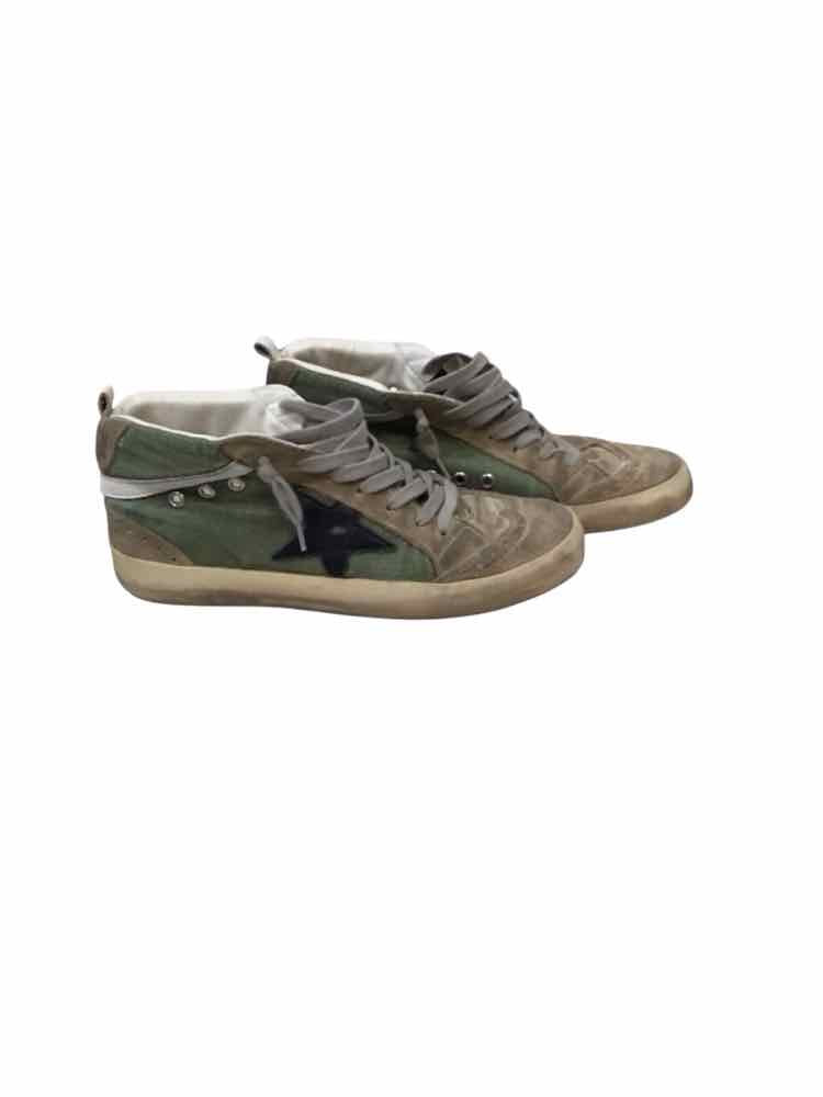 Golden Goose green and tan Size 37 Shoes