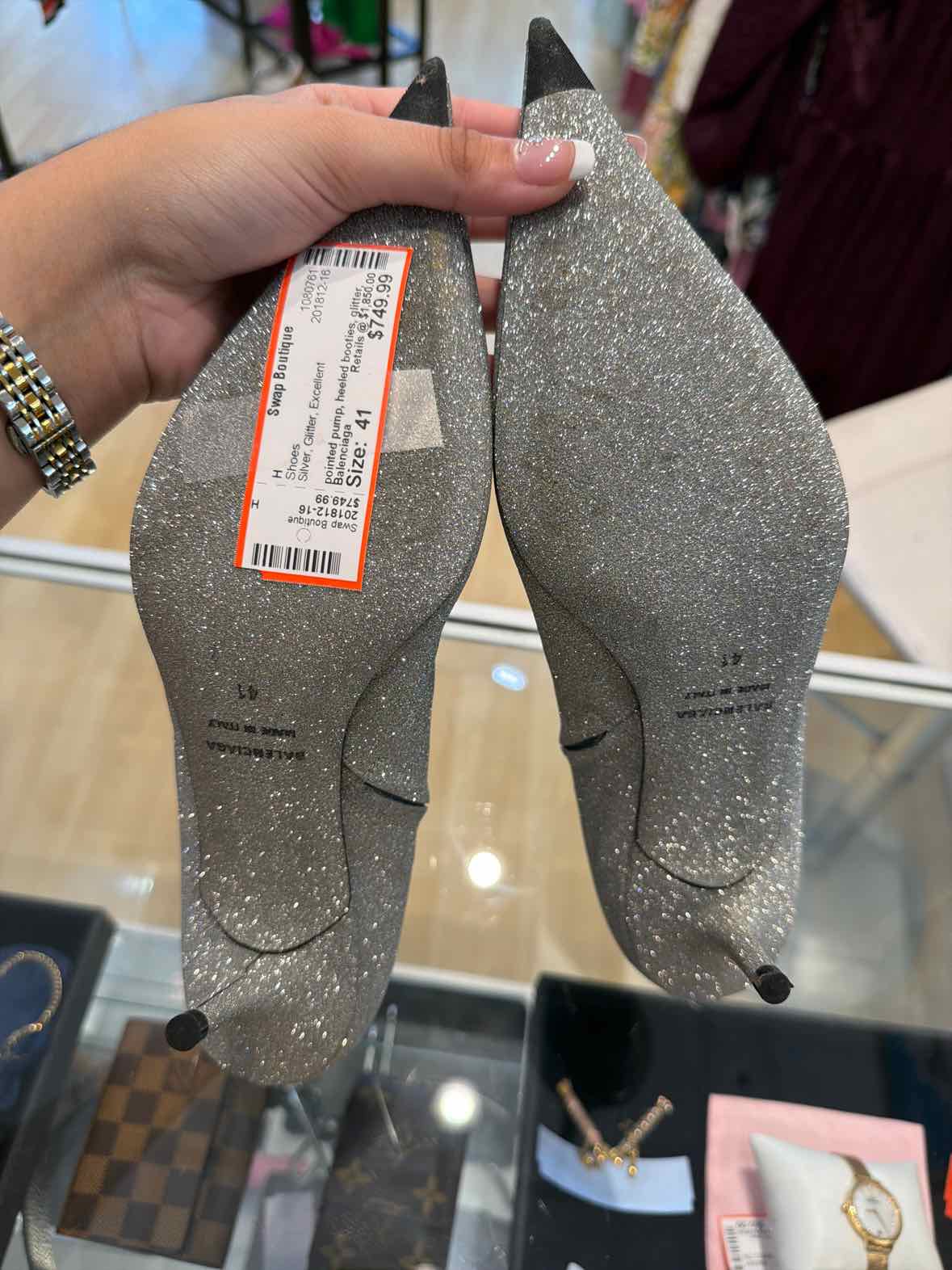 Balenciaga Silver Size 41 Shoes