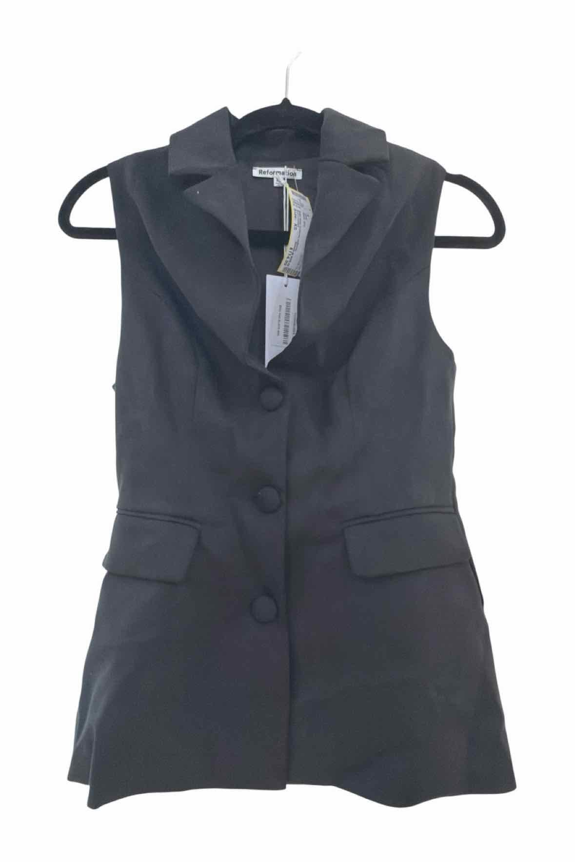 Reformation Black Size XS Vest