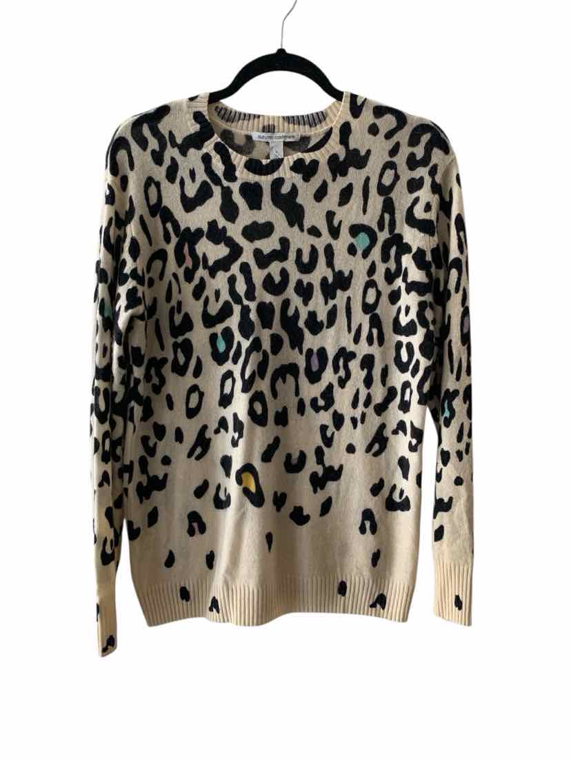 Autumn Cashmere Cream and Black Size S Sweater