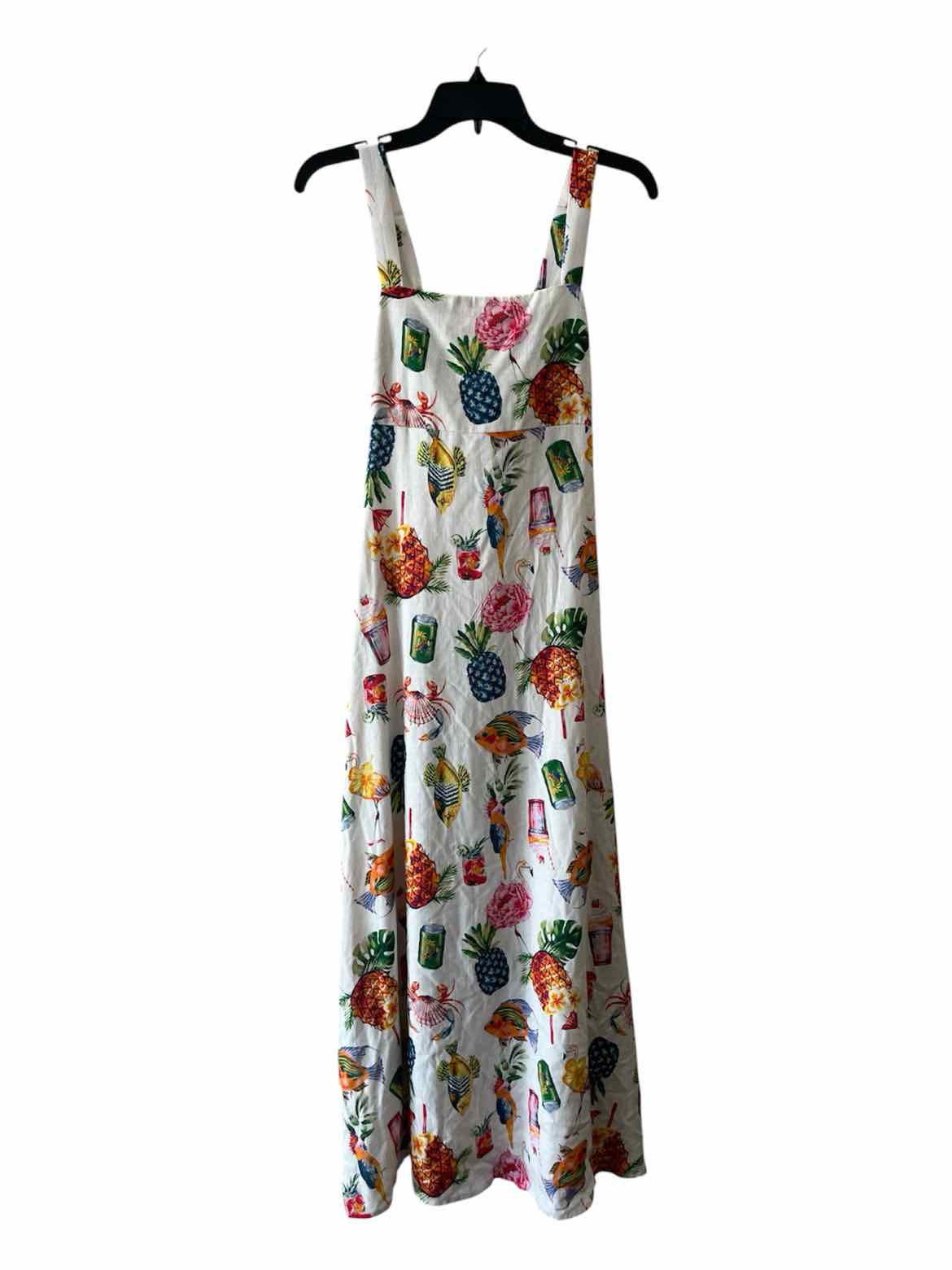Moon River White Multi Size XS Dress