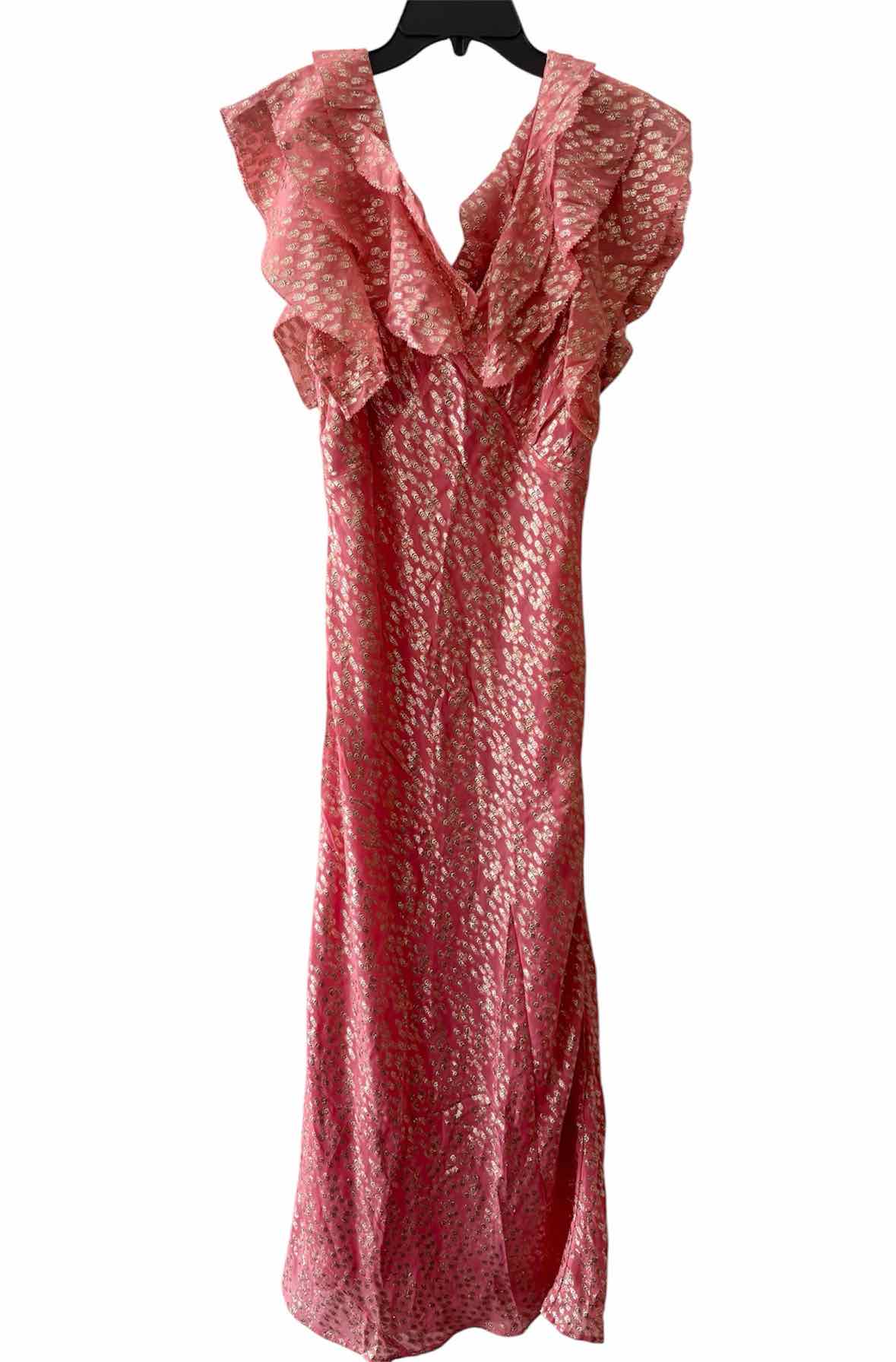 Never Fully Dressed Pink and Gold Size 4 Dress
