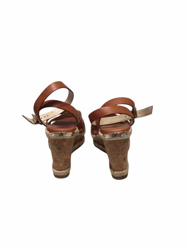 Jimmy Choo Brown & Cork Size 36 Shoes