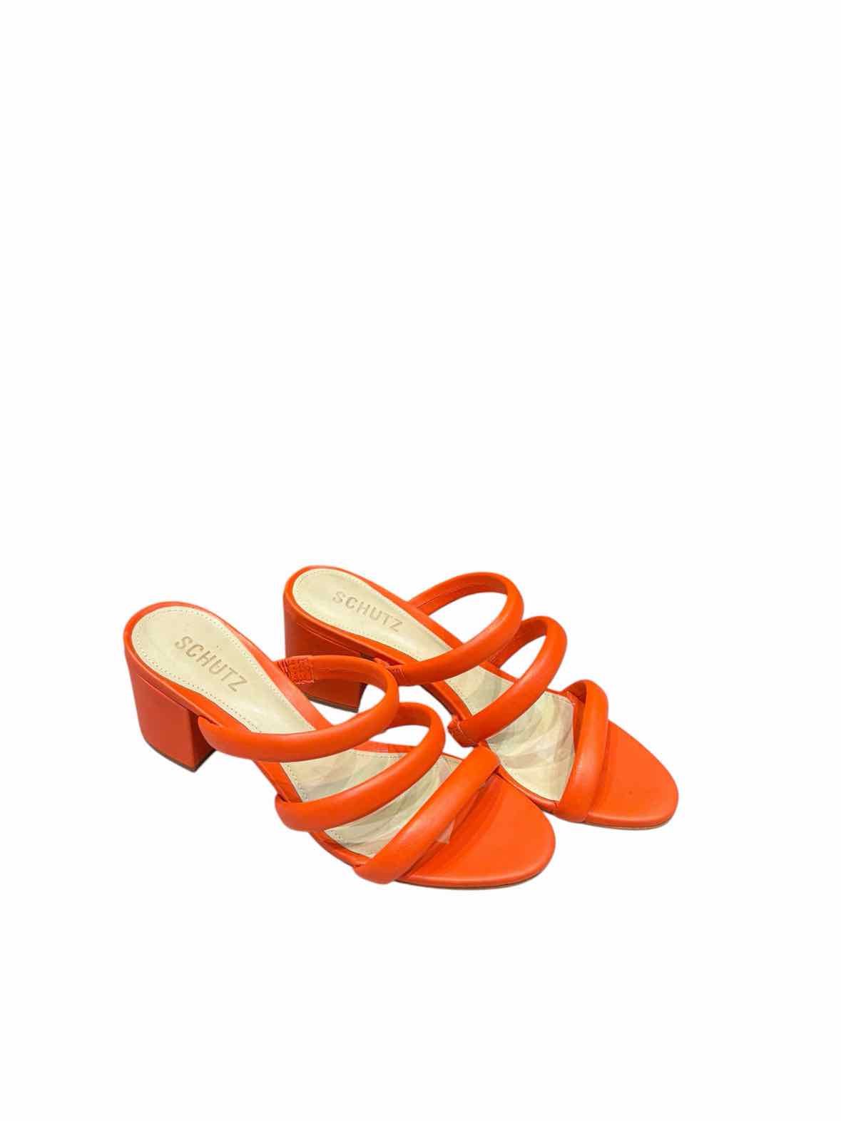 Schultz Orange Size 8 Sandals
