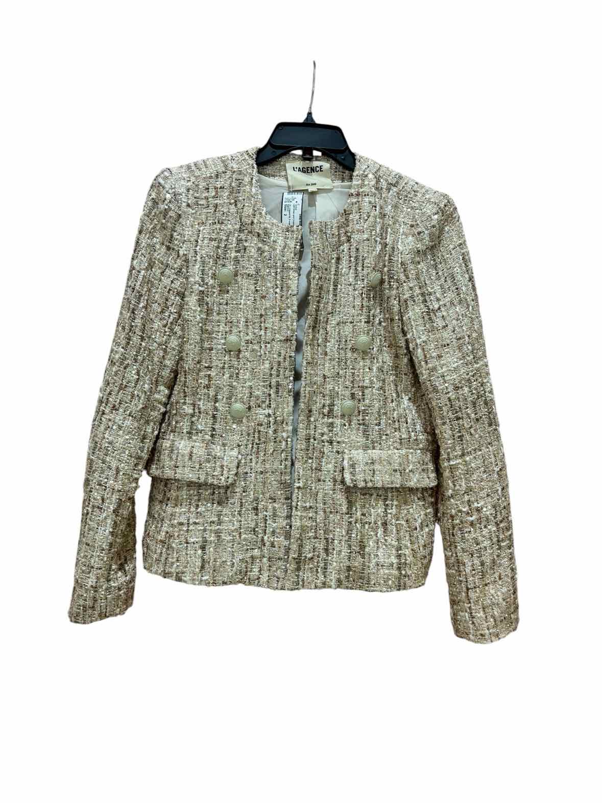 lagence Light Brown and Cream Size 2 Jacket