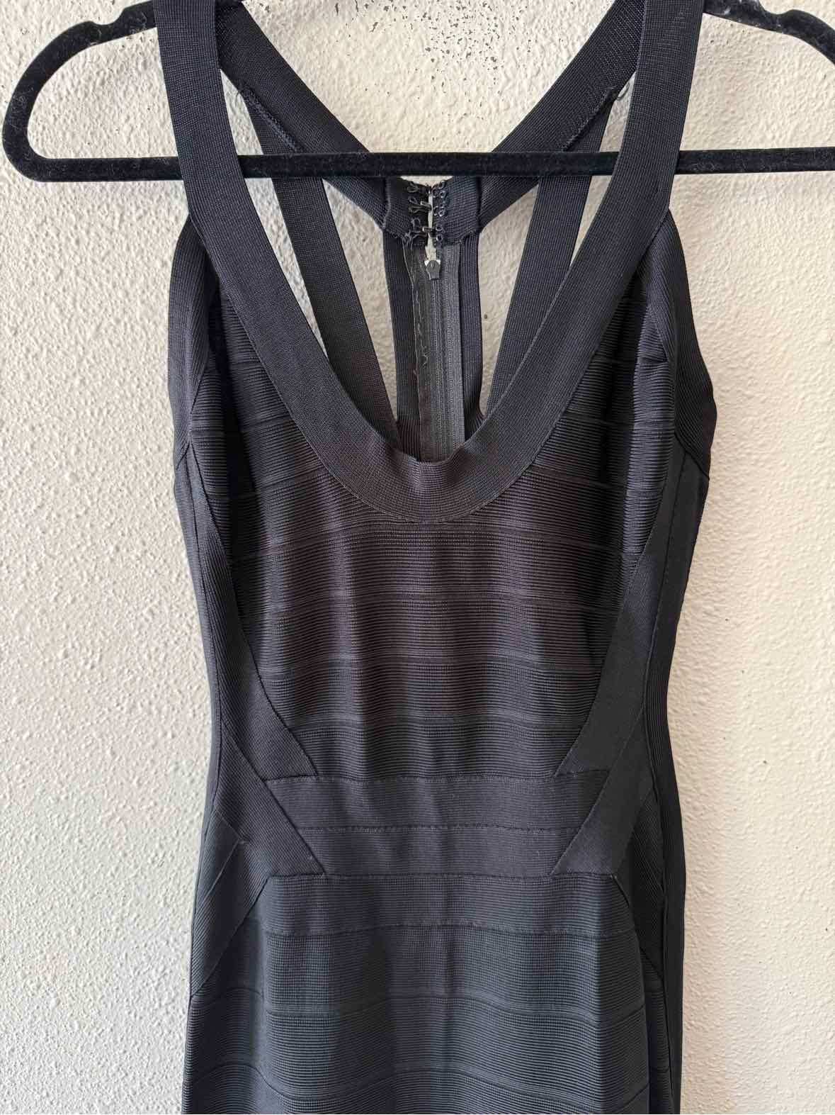 Herve Leger Black Size S Dress