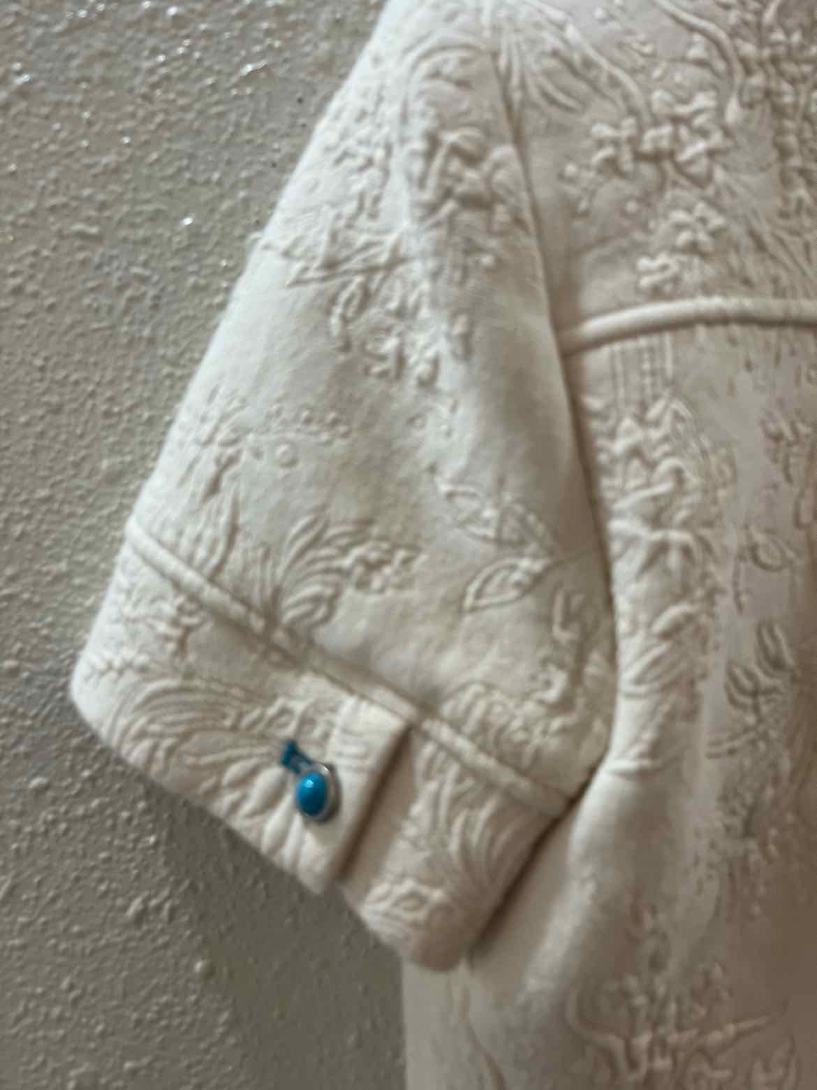 lagence Cream and Blue Size 2 Shirt