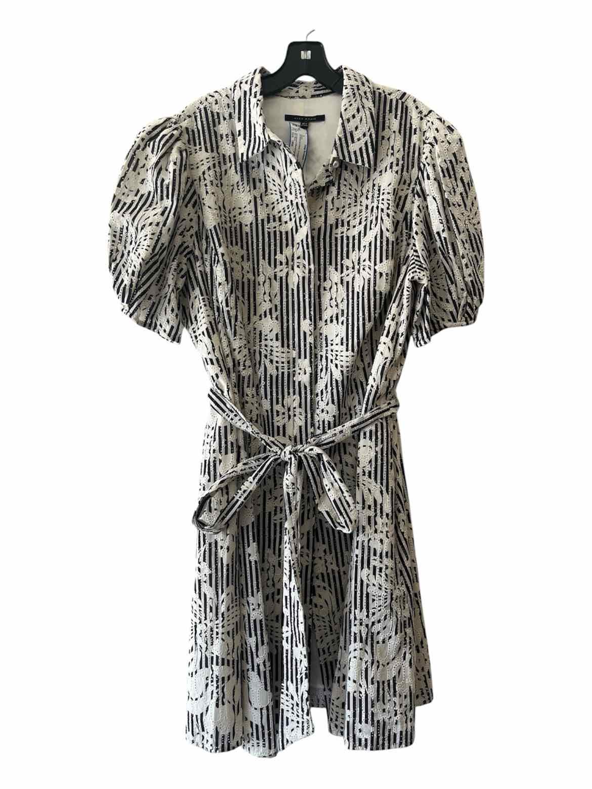 Alex Marie Off White and Black Size 18W Dress
