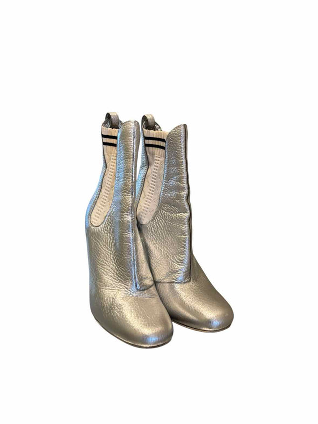 Fendi Silver Size 38.5 Boots