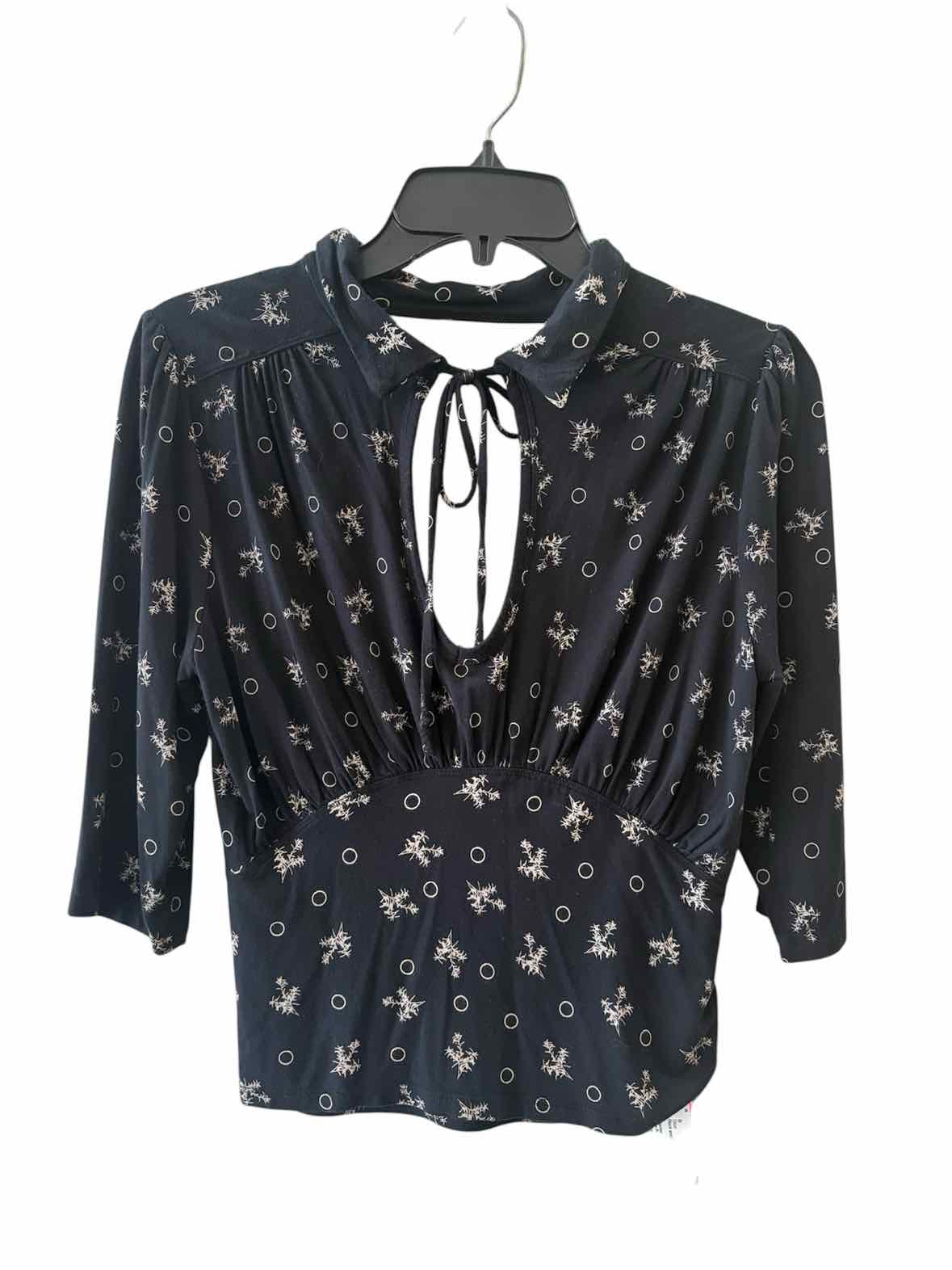Free People Black and white Size S Shirt