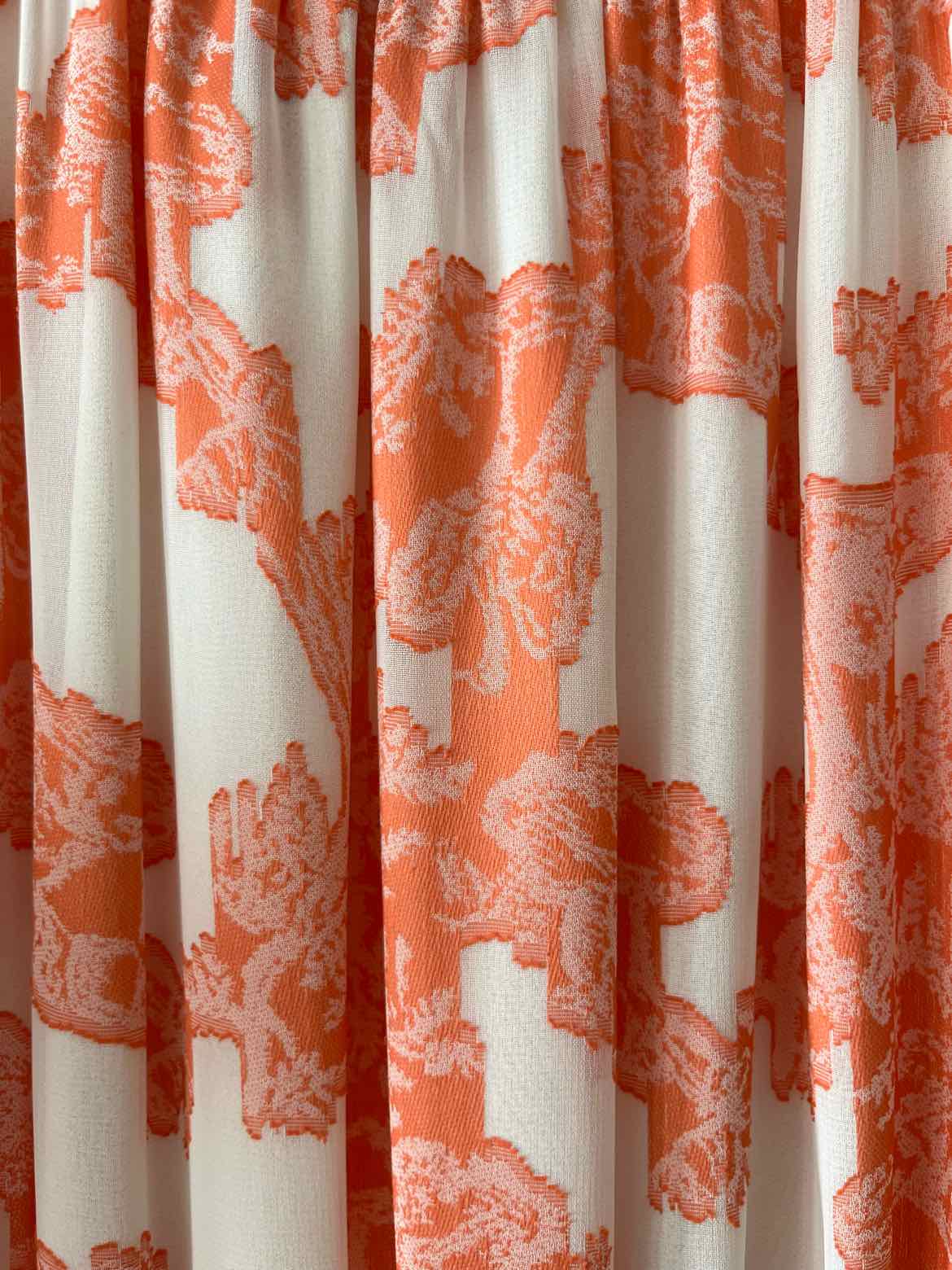 Current Air Orange and White Size S Dress