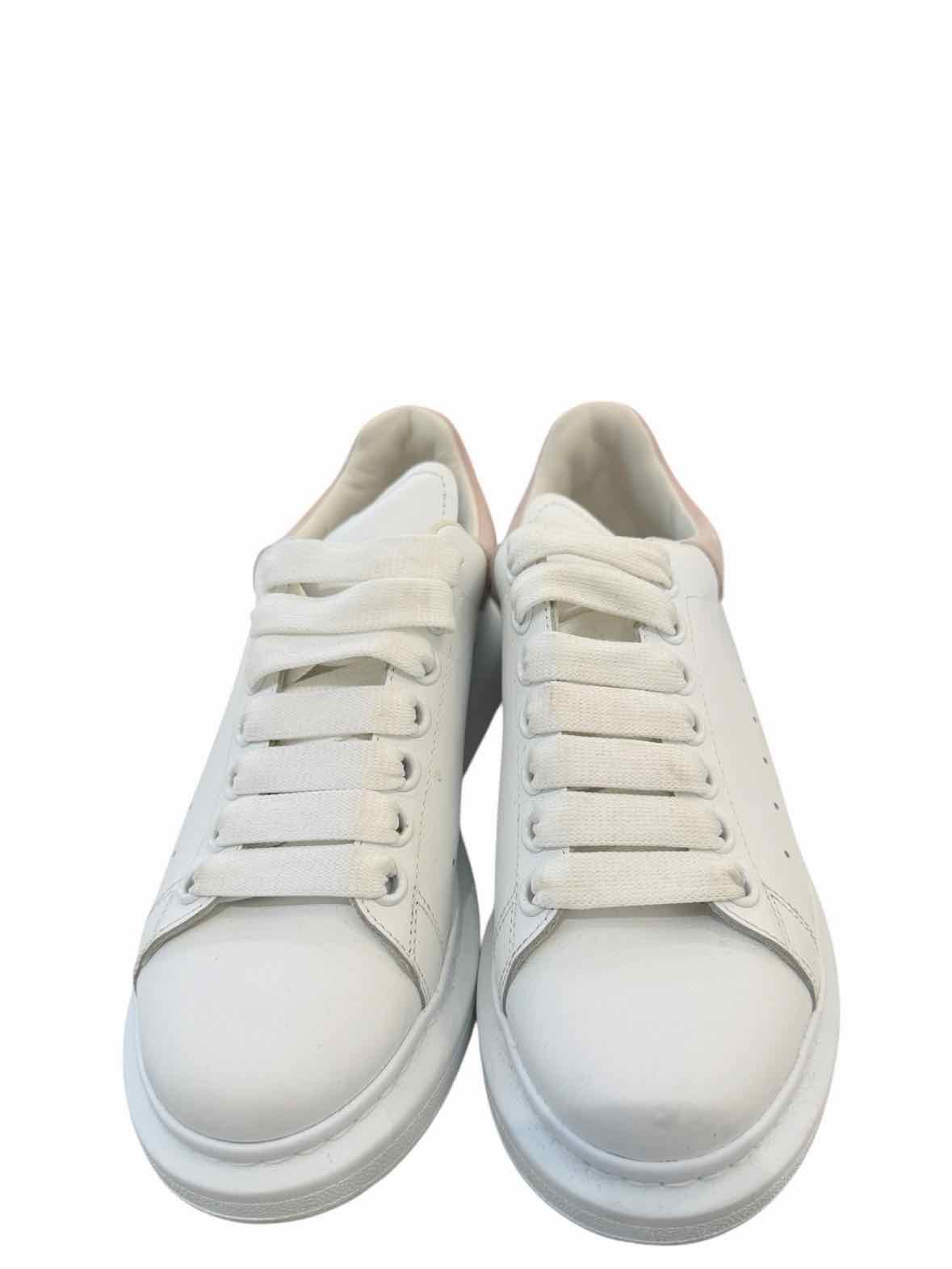 Alexander McQueen White and Blush Size 36.5 Shoes