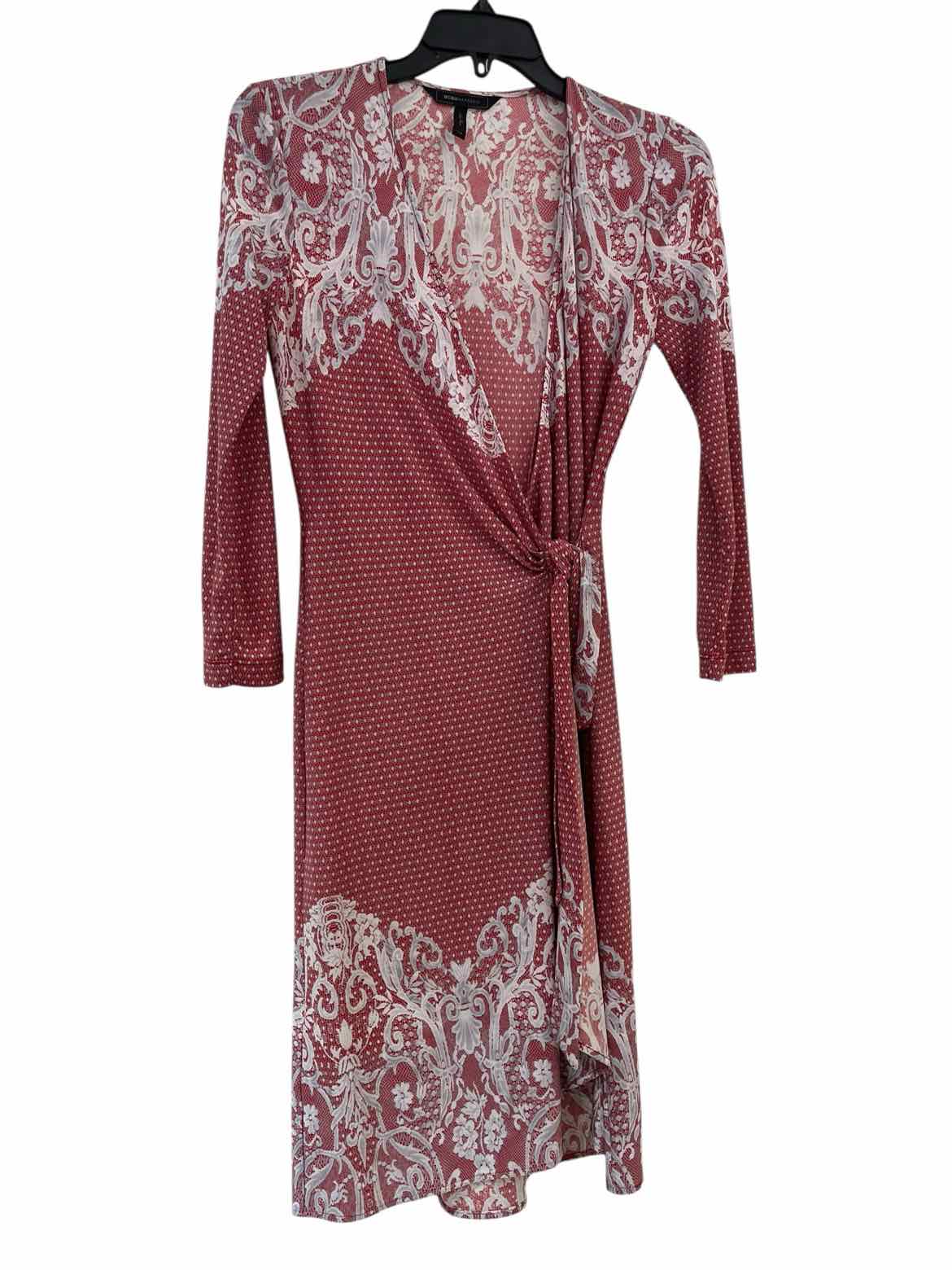 BCBG MAXAZRIA Red and white Size XXS Dress