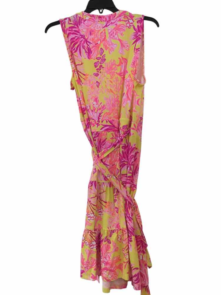 Lilly Pulitzer pink and yellow Size L Dress