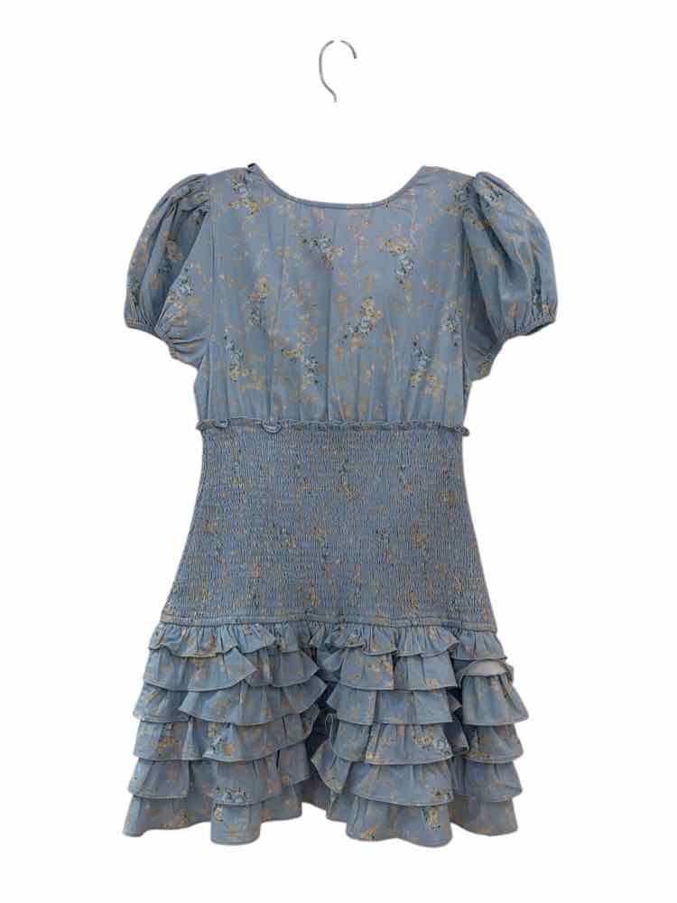 Love Shack Fancy Blue Print Size M Dress