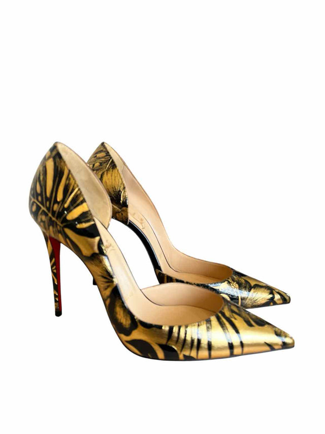 Christian Louboutin Gold Size 38.5 Shoes