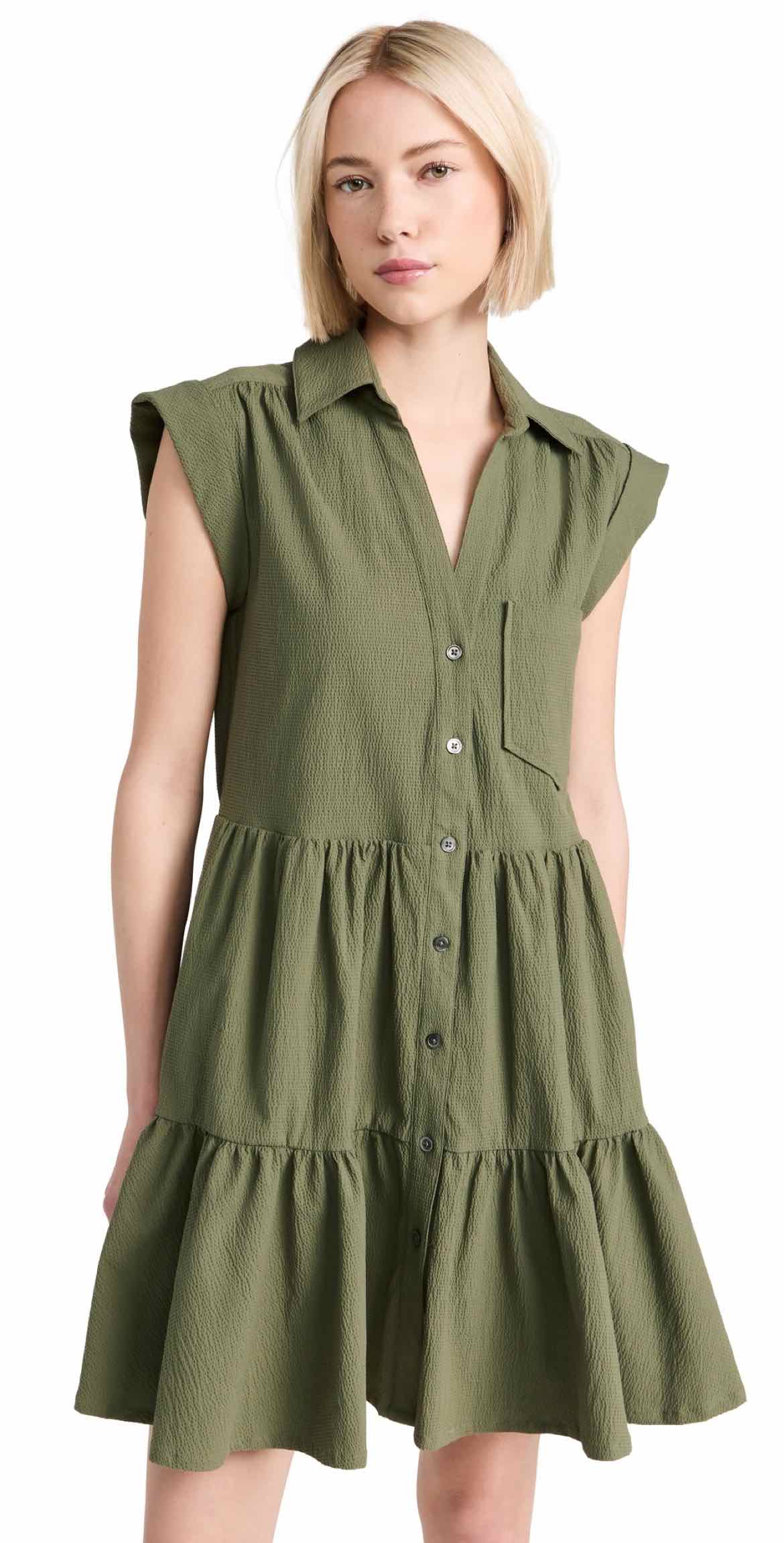 Veronica Beard Army Green Size M Dress