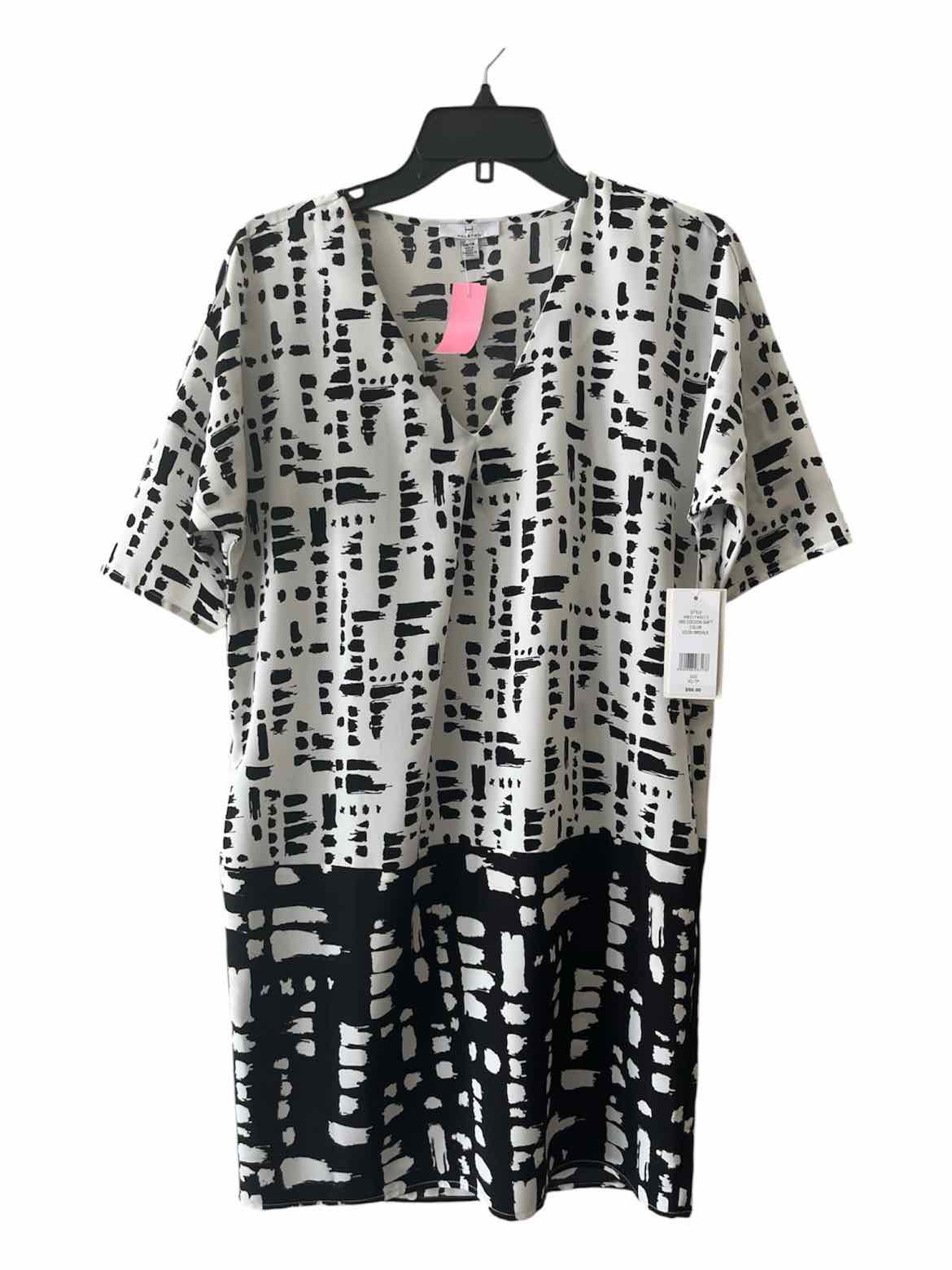 Halston White and black Size XS/TP Dress