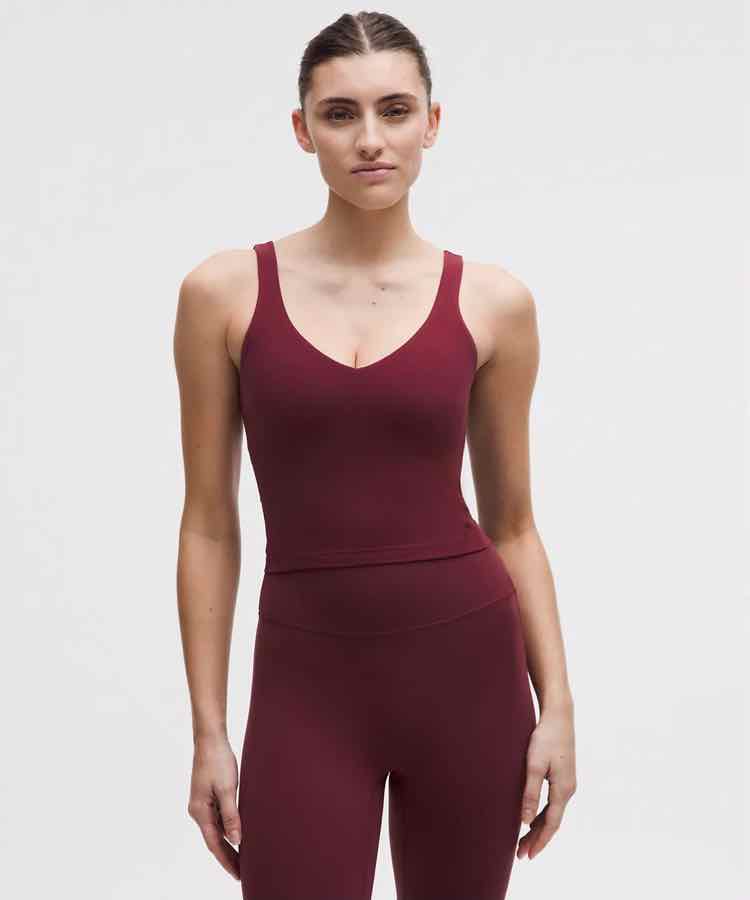 Lululemon Red Wine Size 10 Shirt