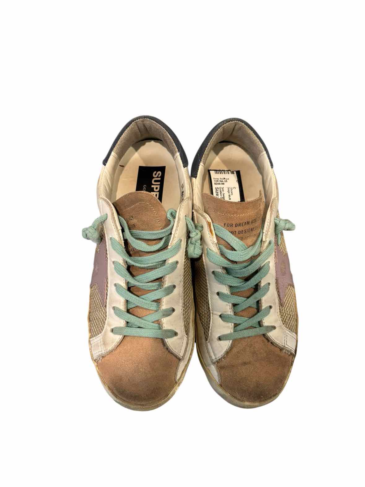 Golden Goose Beige Multi Size 37 Shoes