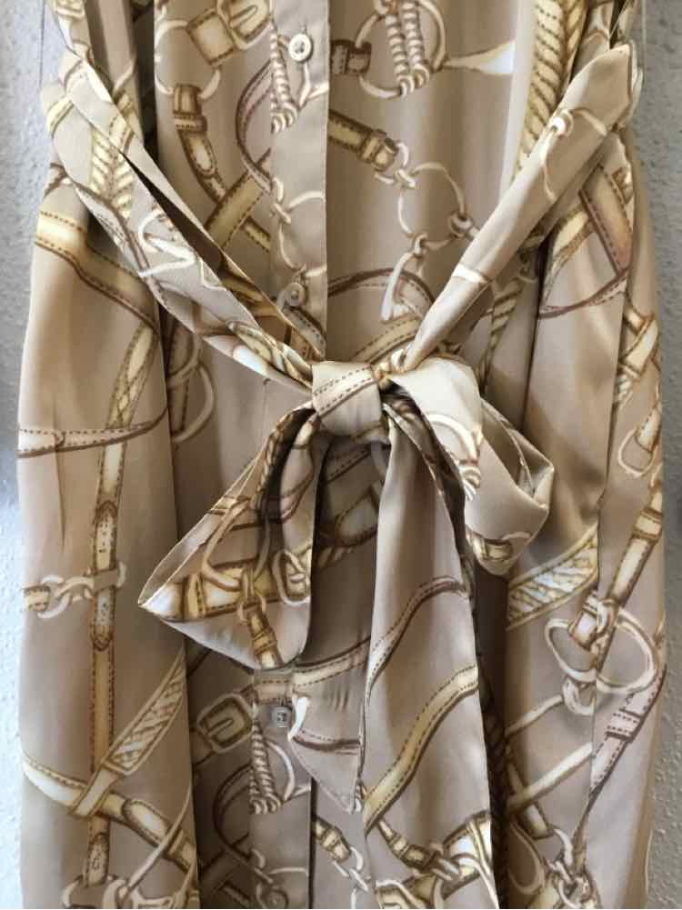 Lauren Ralph Lauren Beige and Cream Size 6 Dress