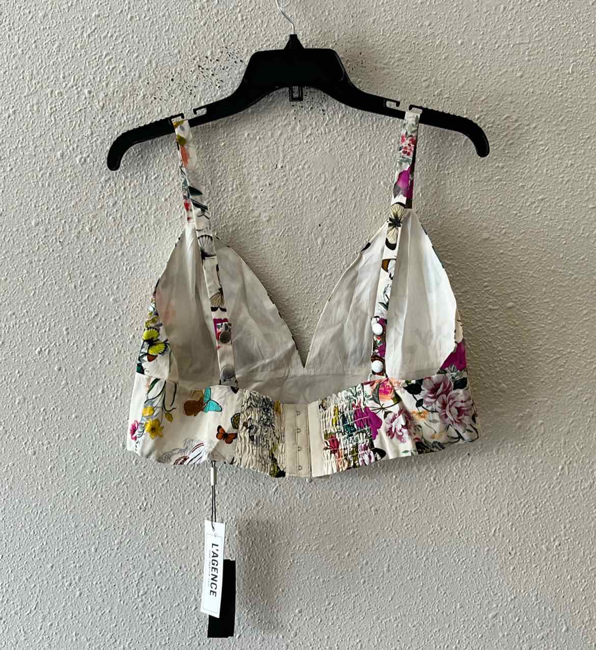 L'Agence Cream Multi Size XL Shirt