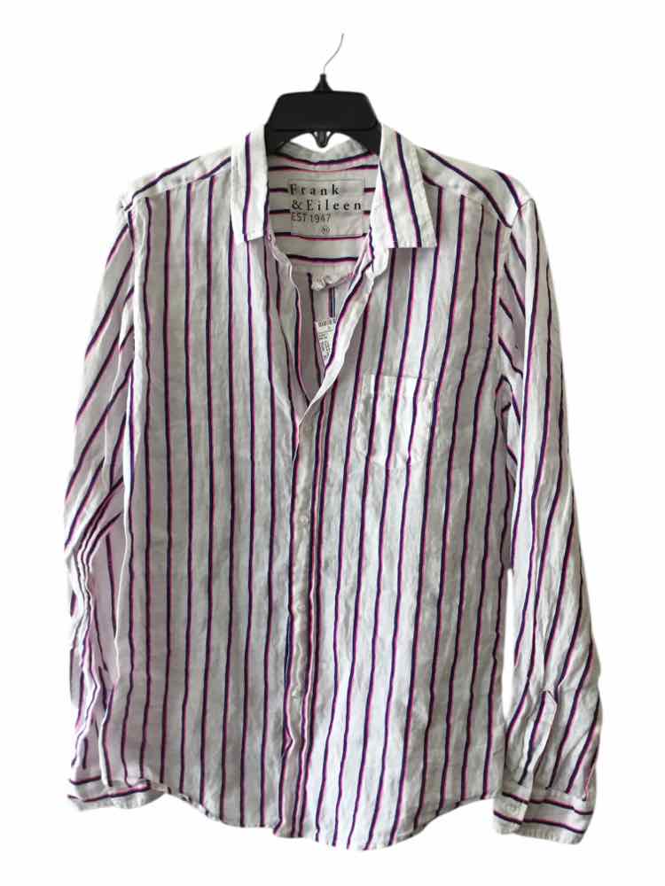 Frank & Eileen White Multi Size XL Shirt