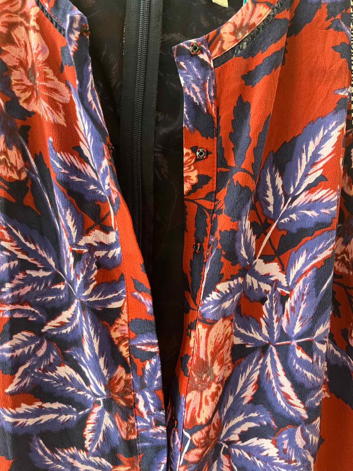 Rebecca Taylor Burgundy Multi Size 4 Dress