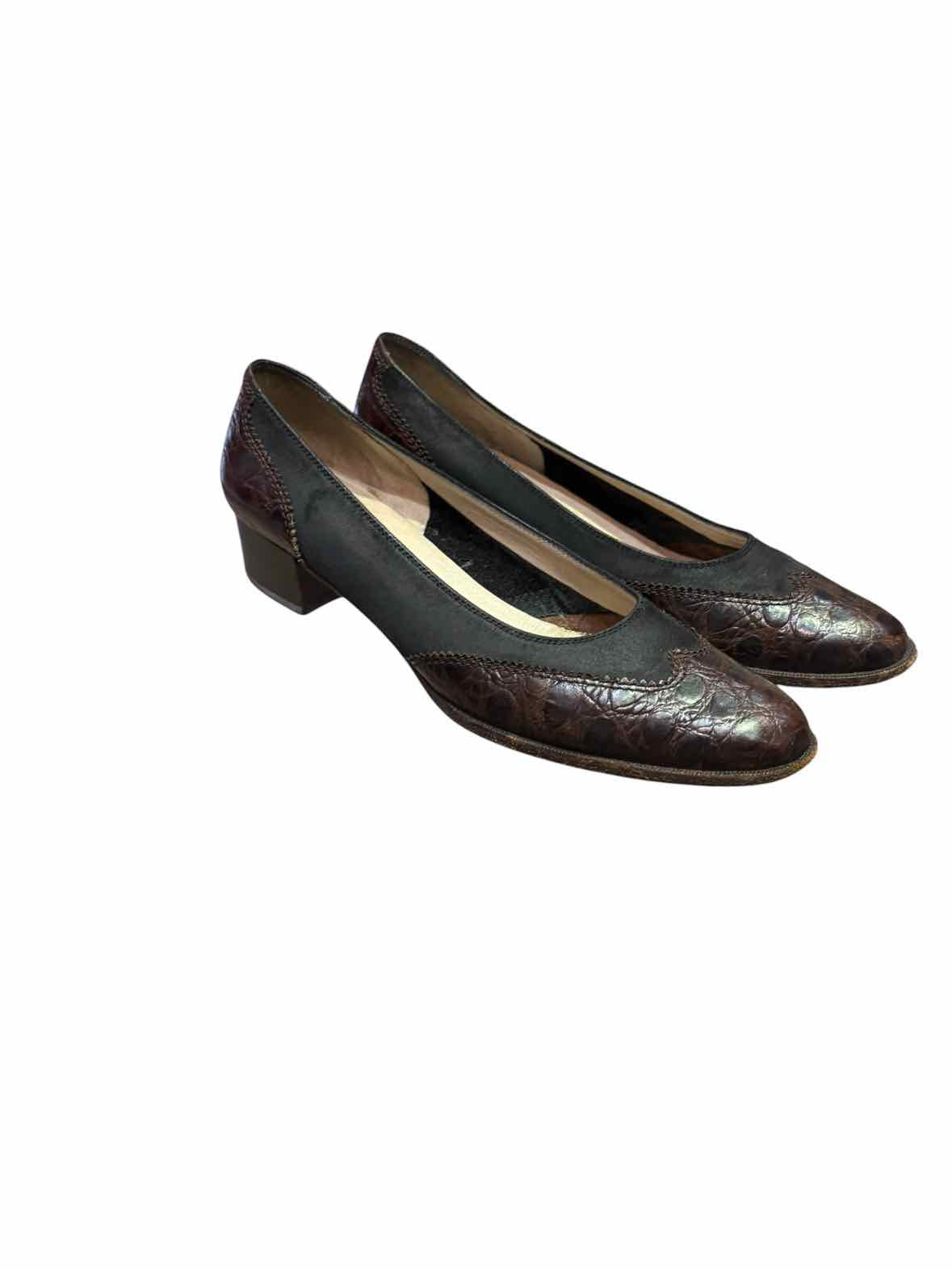 Salvatore Ferragamo Brown and black Size 8.5 Shoes