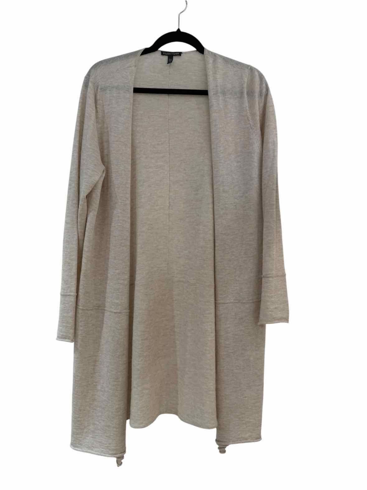 Eileen Fisher Beige Size L Cardigan