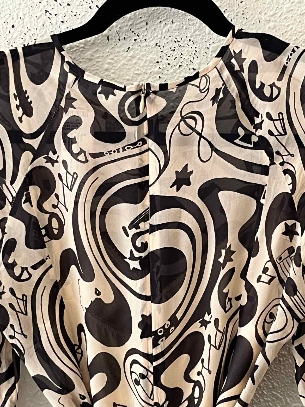 Zimmermann Nude and Black Size 0 Dress