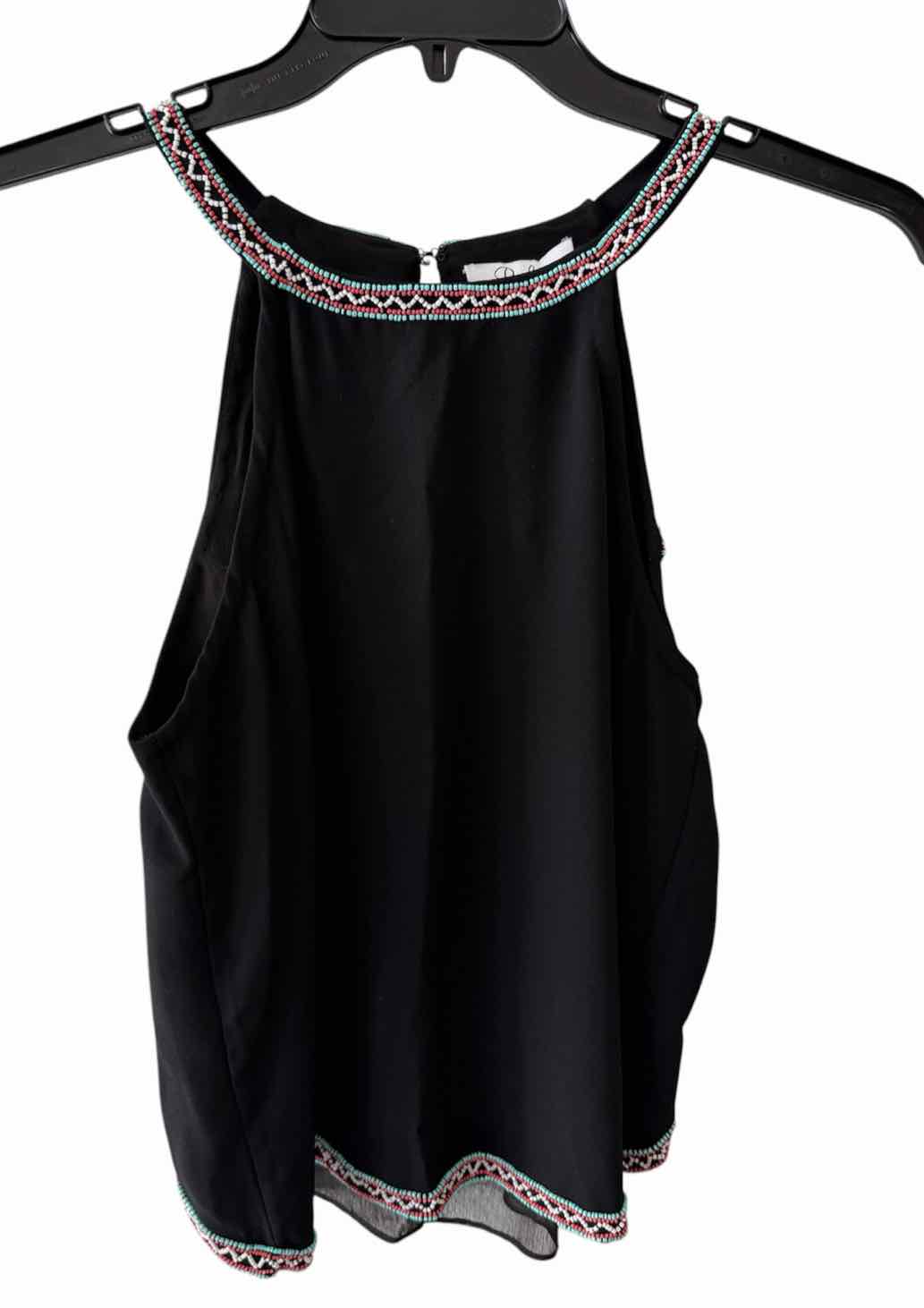 Parker Black Multi Size S Blouse