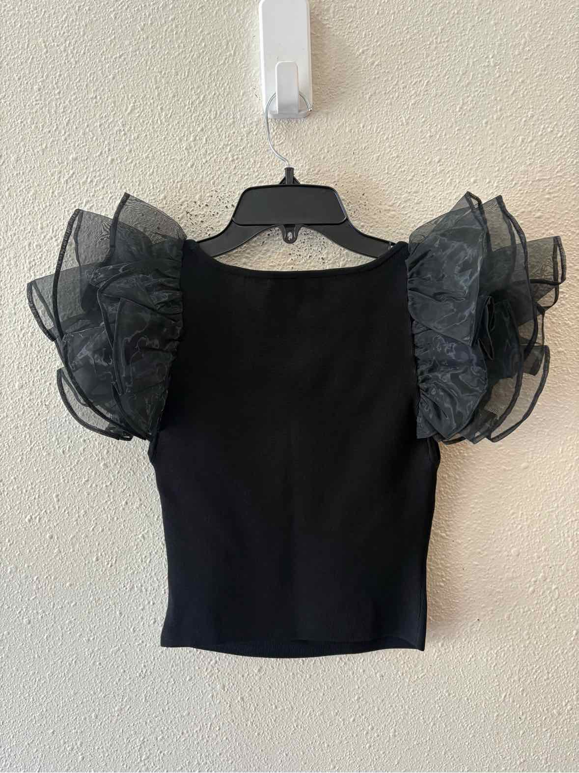 alice + olivia Black Size S Shirt