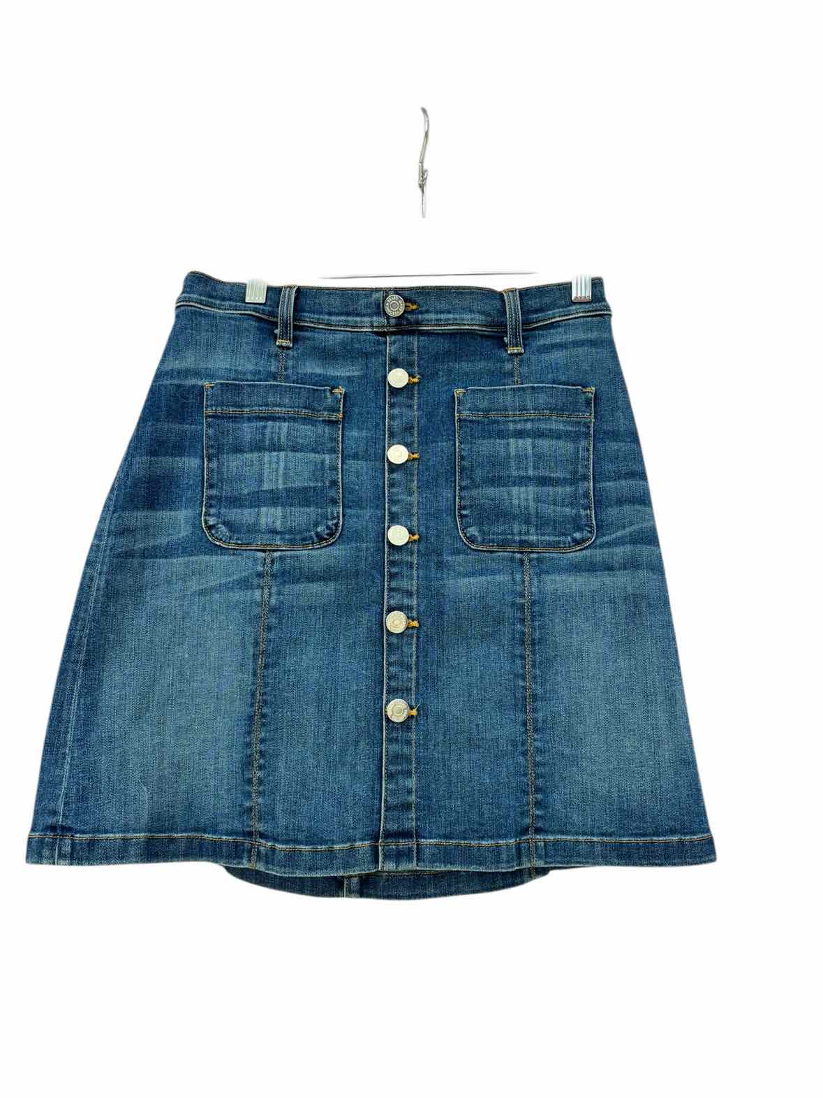 Veronica Beard Dark Wash Size 6 Skirt
