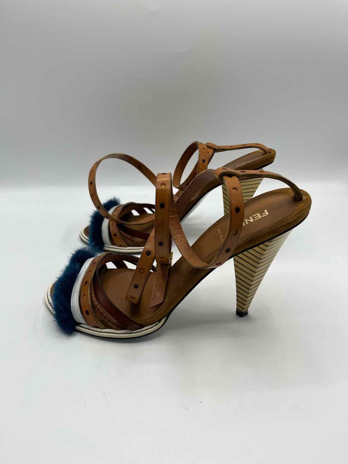 Fendi Brown multi Size 39 Shoes