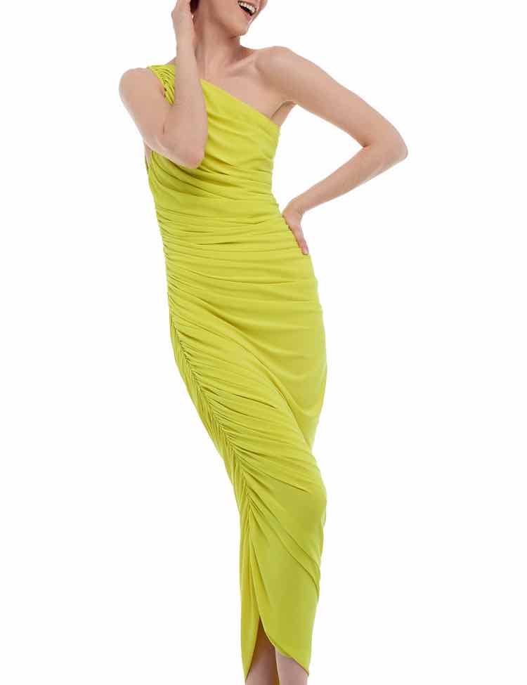 Norma Kamali Yellow Size XS Dress