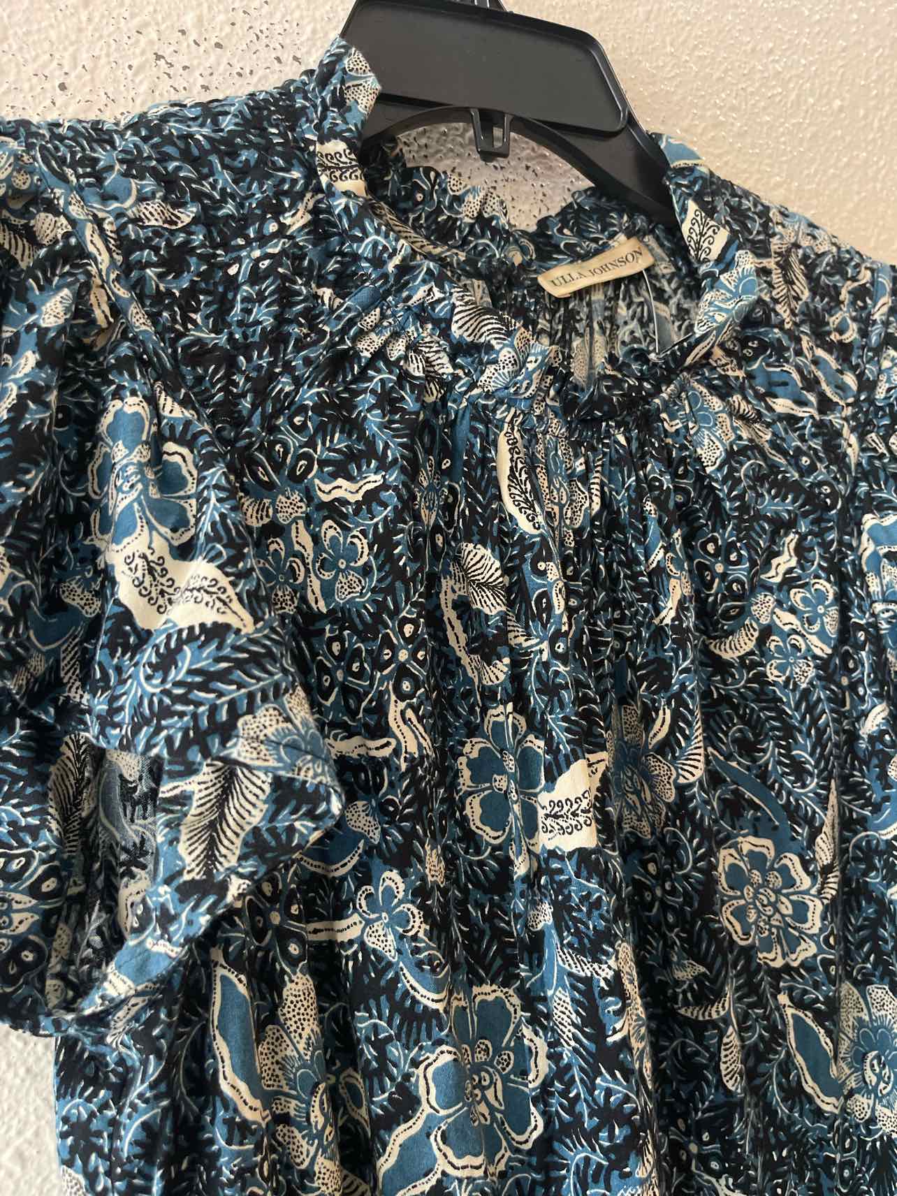 ULLA JOHNSON Blue Multi Size 6 Dress