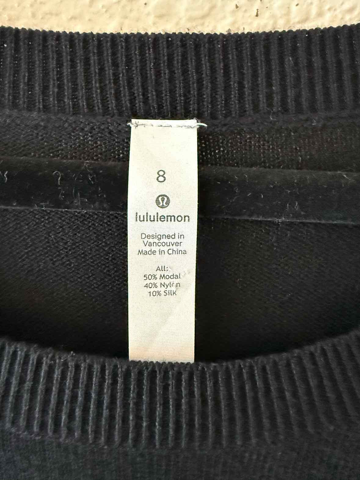 Lululemon Black Size 8 Sweater