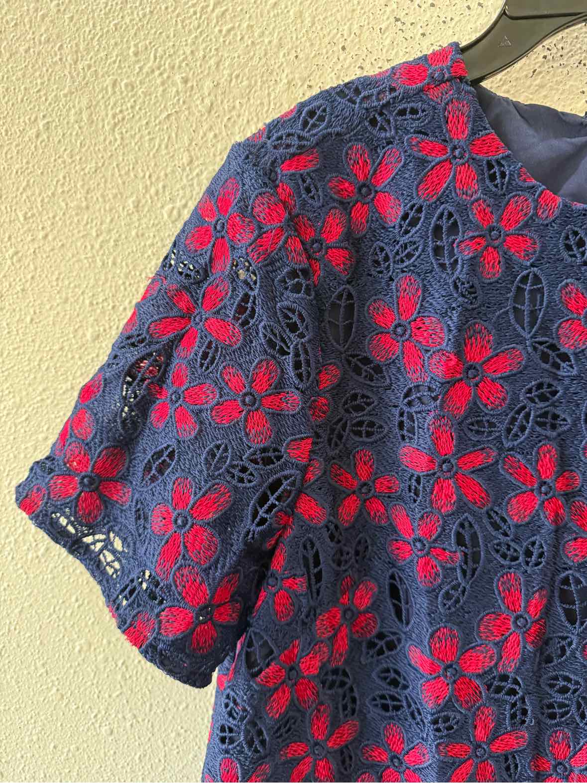 Pomander Place Navy and Red Size M Dress