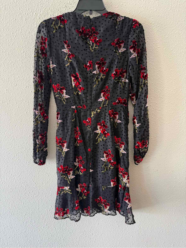 Shoshanna Black Multi Size 6 Dress