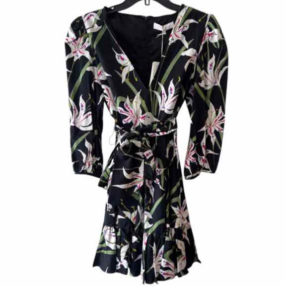 Borgo De Nor Black Multi Size 8 Dress
