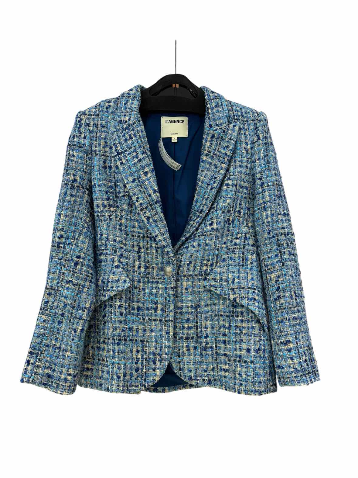 L'Agence Blue Multi Size 2 Blazer