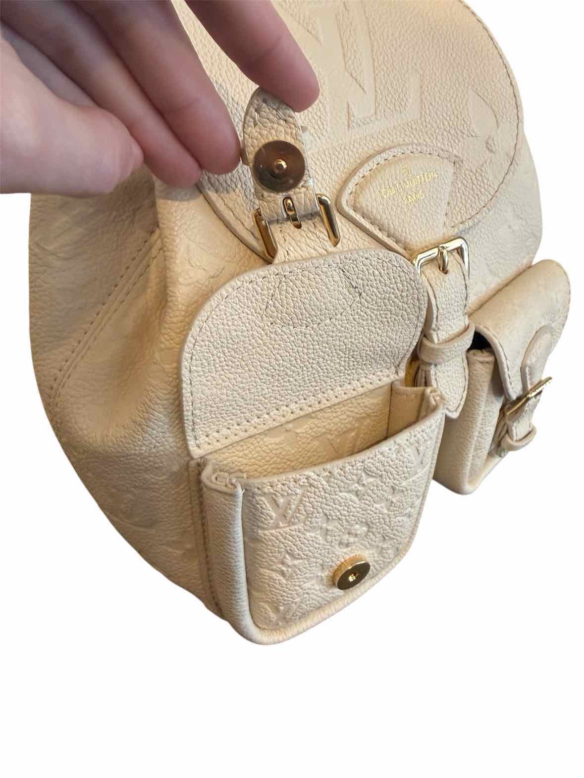 Louis Vuitton Backup Backpack Cream Handbag