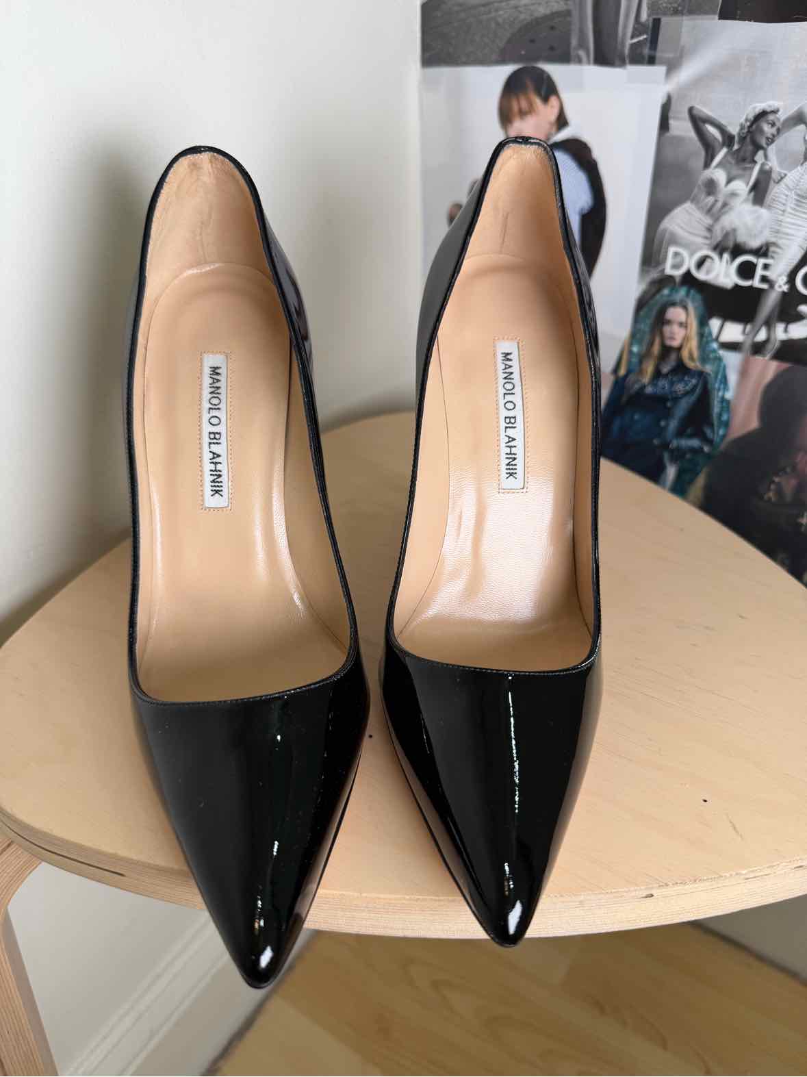 Manolo Blahnik Black Size 38.5 Shoes