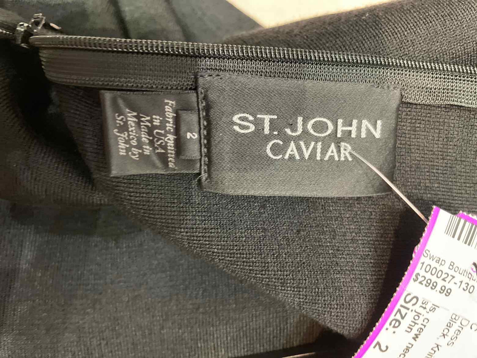 st john Black Size 2 Dress