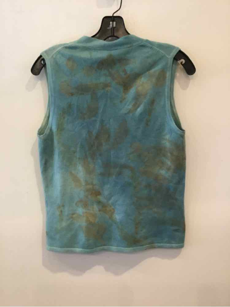 Ann Taylor Blue Multi Size M Shell