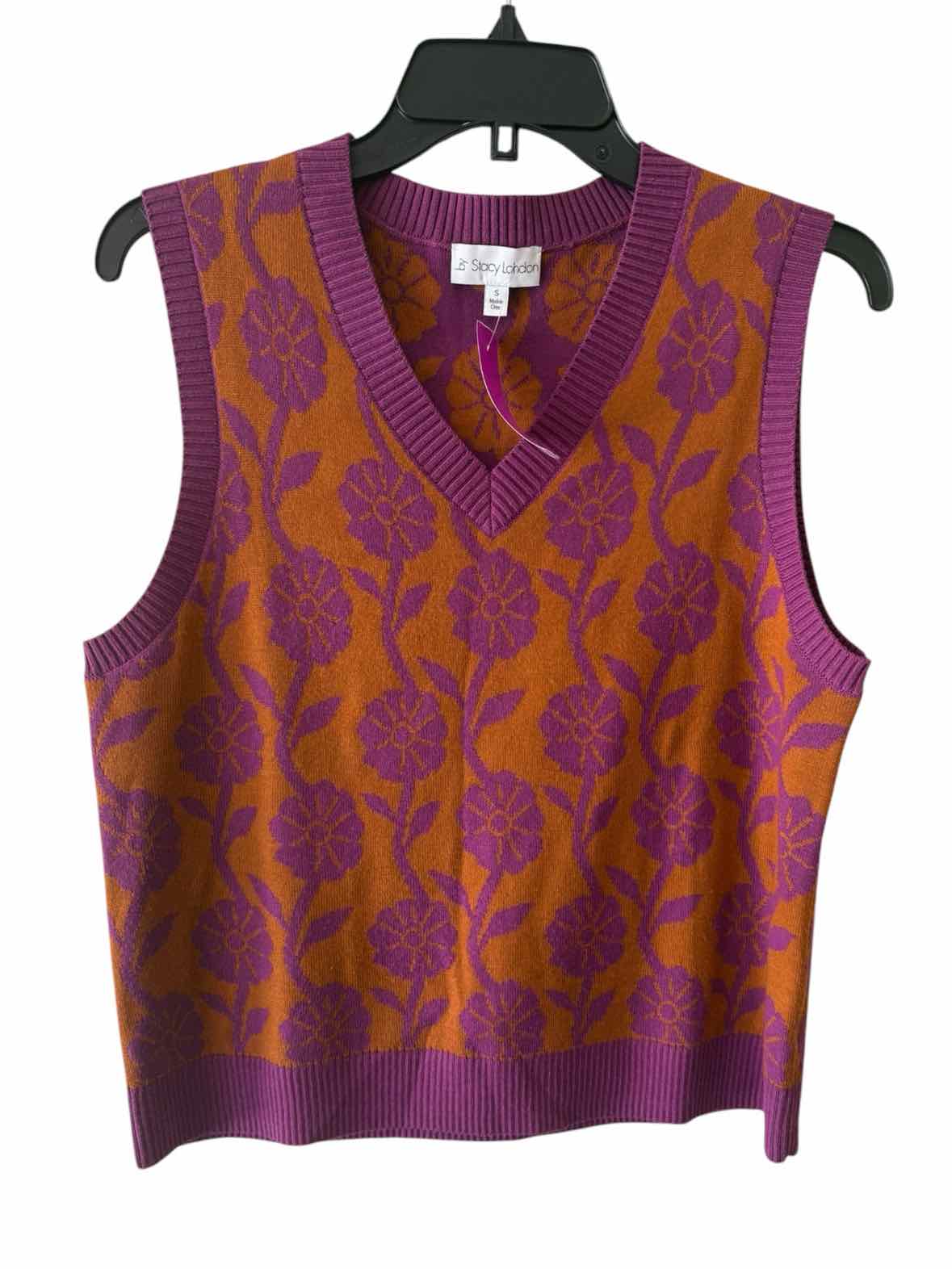 by Stacy London Purple and orange Size S Tank Top