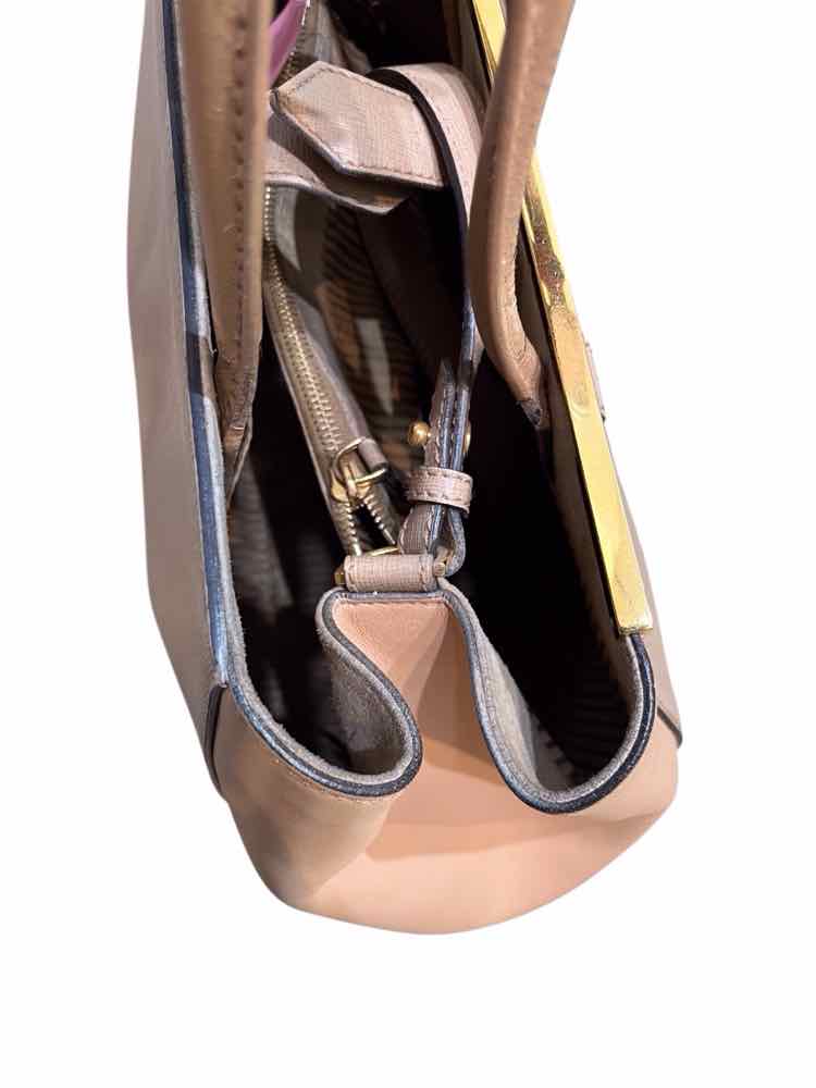 Fendi 2jours Elite Tote Beige Handbag