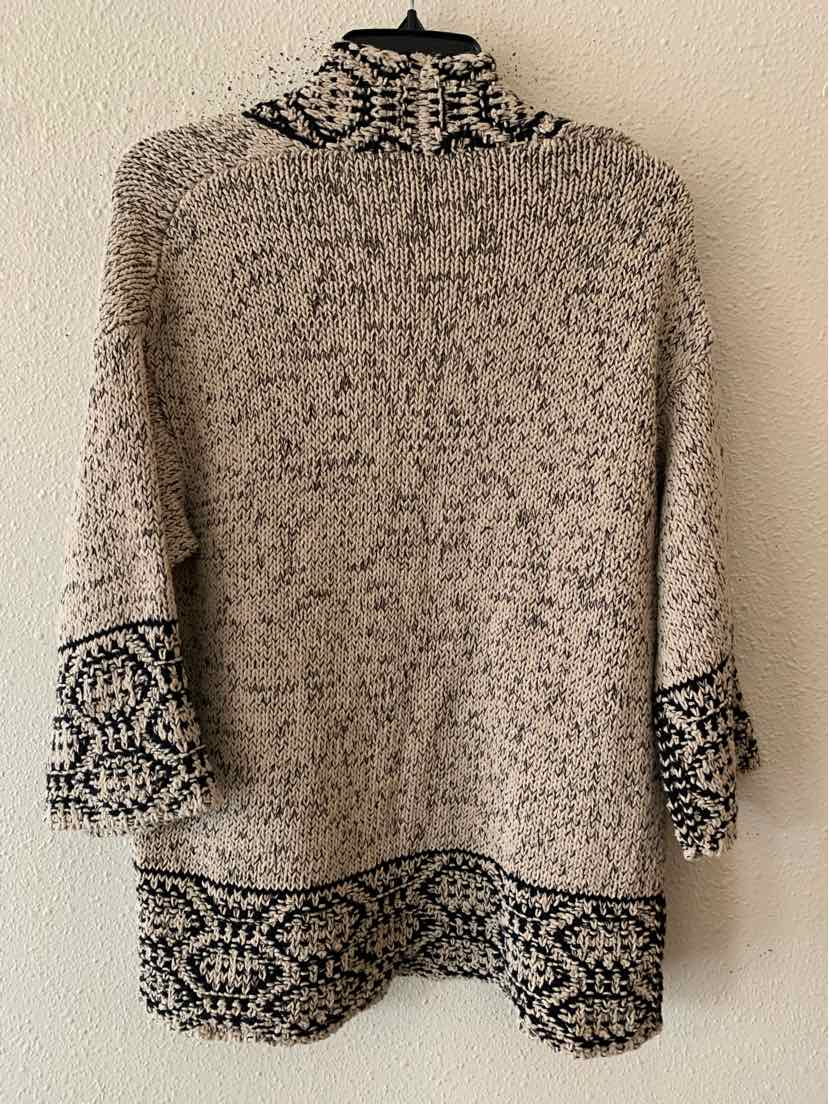Sigrid Olsen black and cream Size XS Cardigan