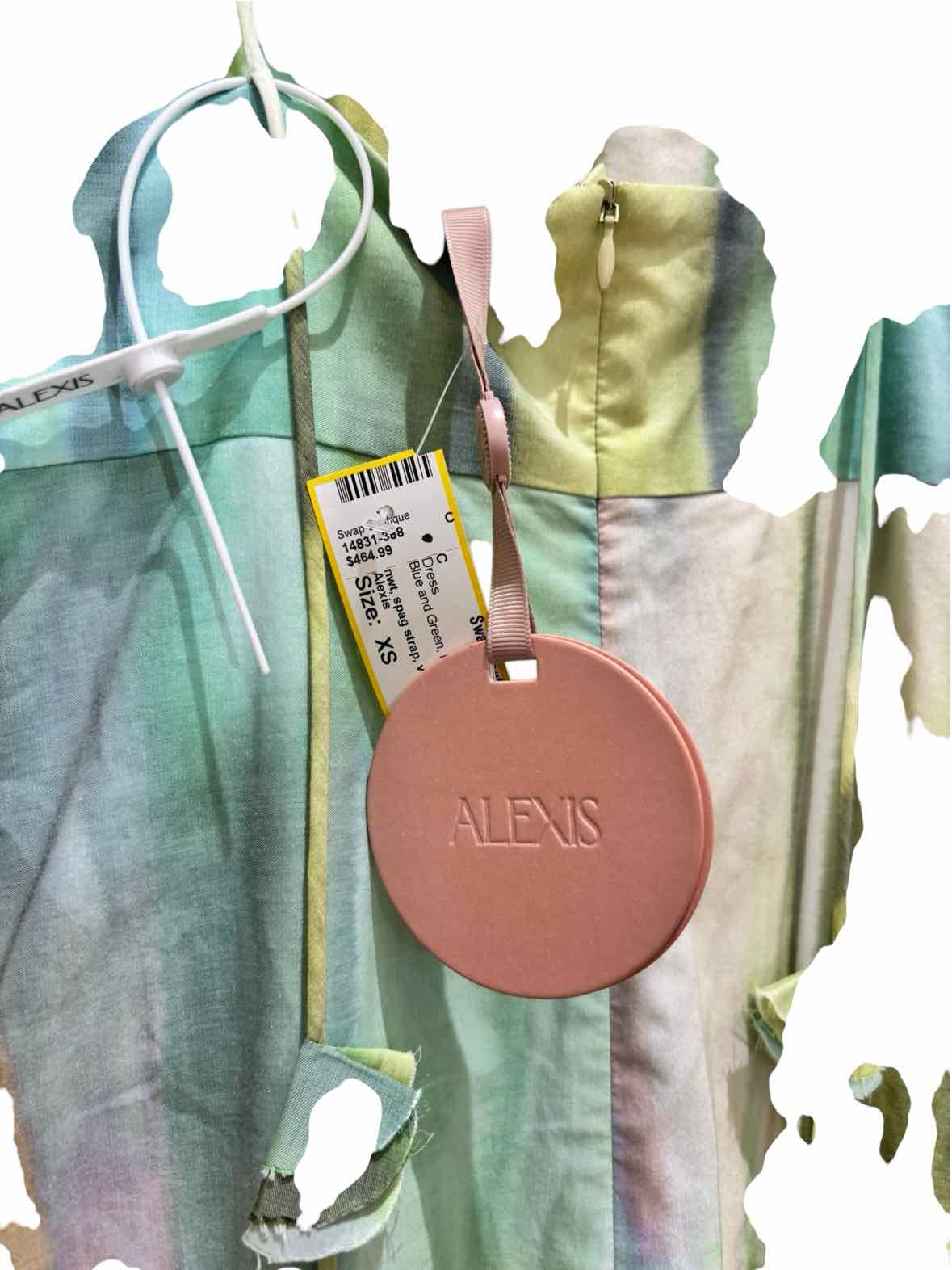 Alexis Blue and Green Size XS Dress